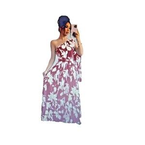 SHEIN MULTICOLOR PRINT RESORT/CRUISE DRESS‎ SIZE XL